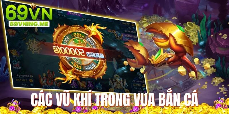 Các loại vũ khí cơ bản, nâng cao sử dụng trong trò chơi